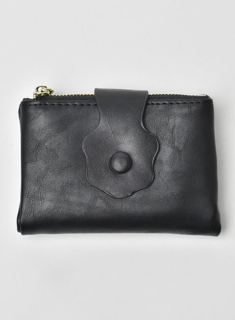 Jove Stylish PU Women's Fashionable Clutch Black  - Image 1