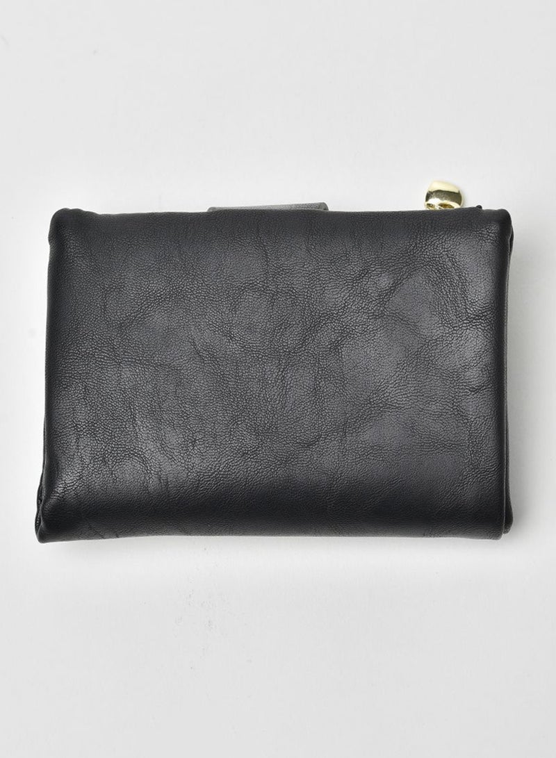 Jove Stylish PU Women's Fashionable Clutch Black  - Image 2