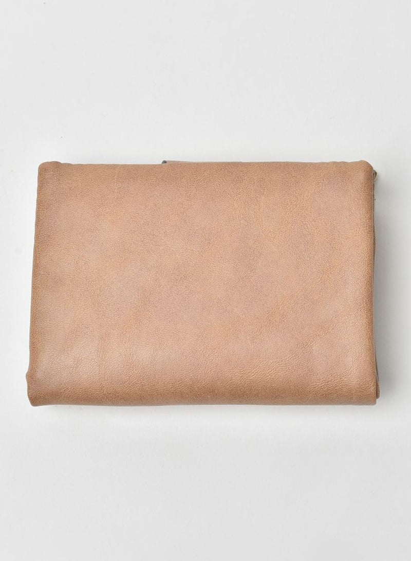 Jove Fashionable Stylish Wallet Beige  - Image 2