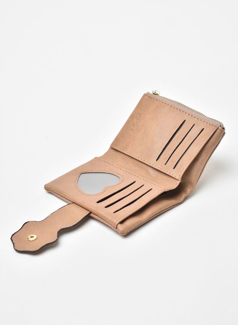 Jove Fashionable Stylish Wallet Beige  - Image 4