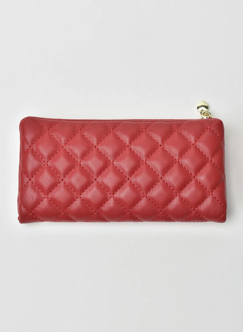 Jove Women's Fashionable Trendy Clutch Red