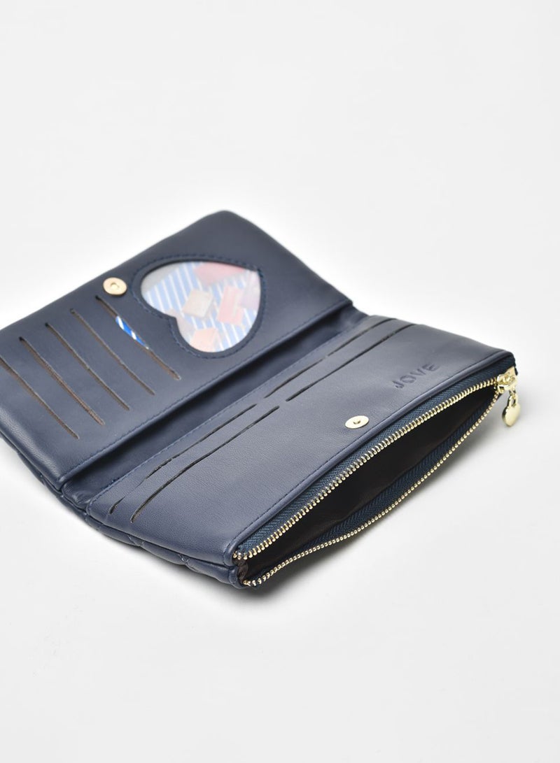 Jove - Fashionable Stylish Wallet Blue - Image 1