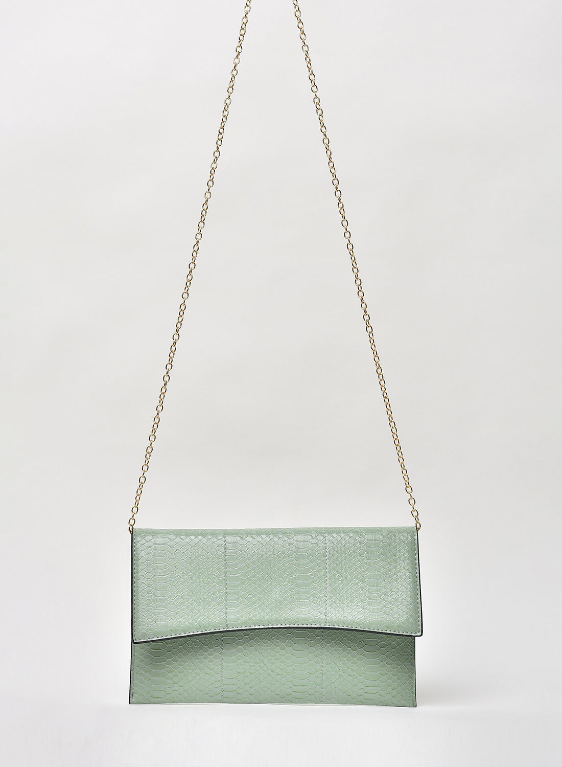 buy-jove-animal-pattern-chain-strap-crossbody-bag-snake-green