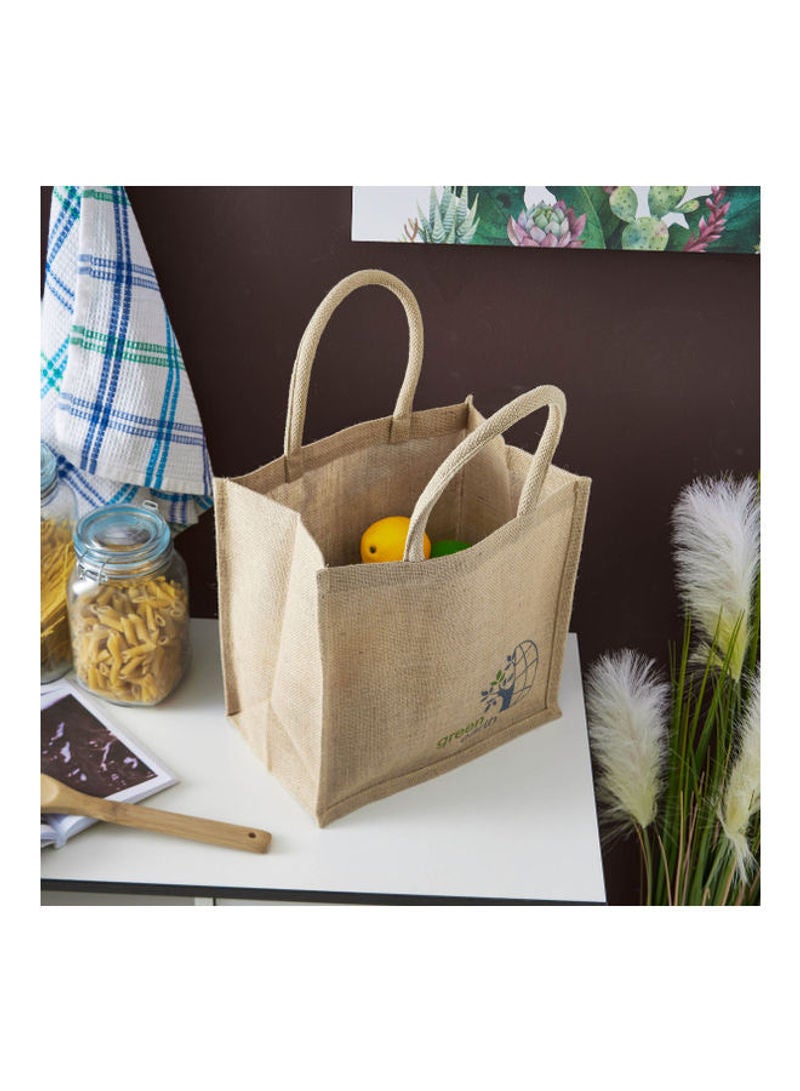 Home Box - Go Green Lunch Bag Beige - Image 1