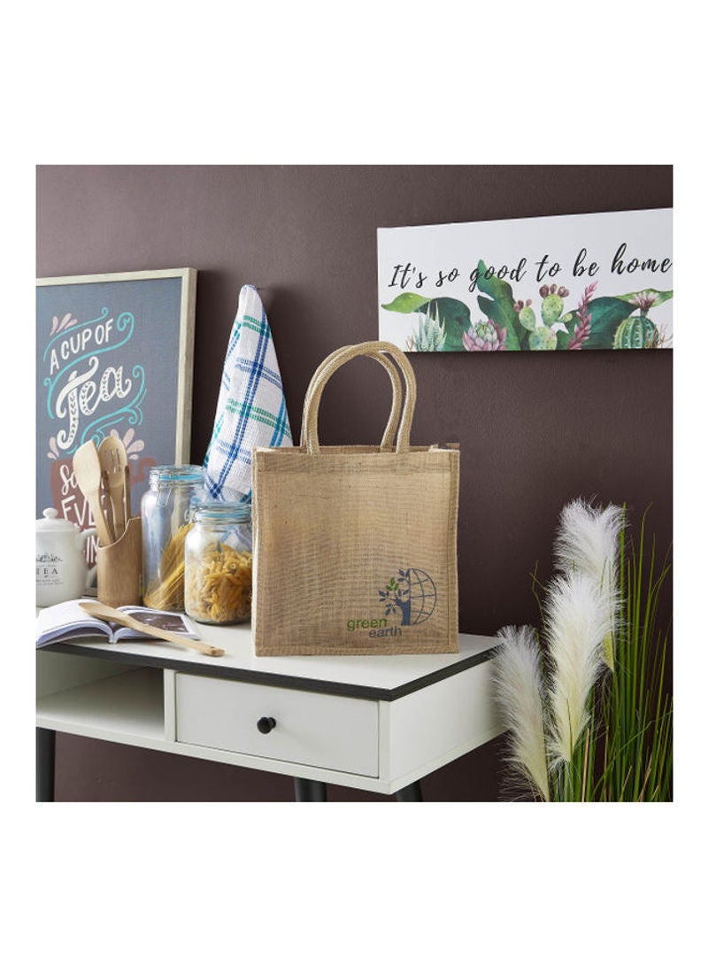 Home Box - Go Green Lunch Bag Beige - Image 1