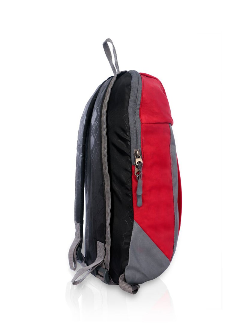 LIONBONE - Combo of Backpack, Pouch and Sipper Red/Grey - Image 1