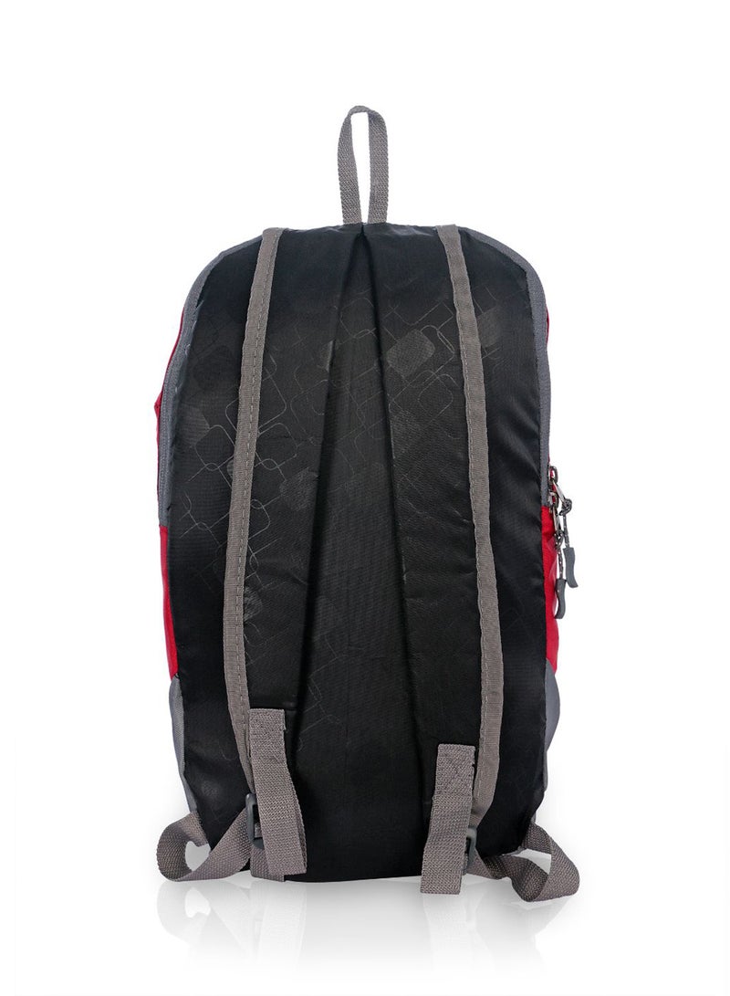 LIONBONE - Combo of Backpack, Pouch and Sipper Red/Grey - Image 1