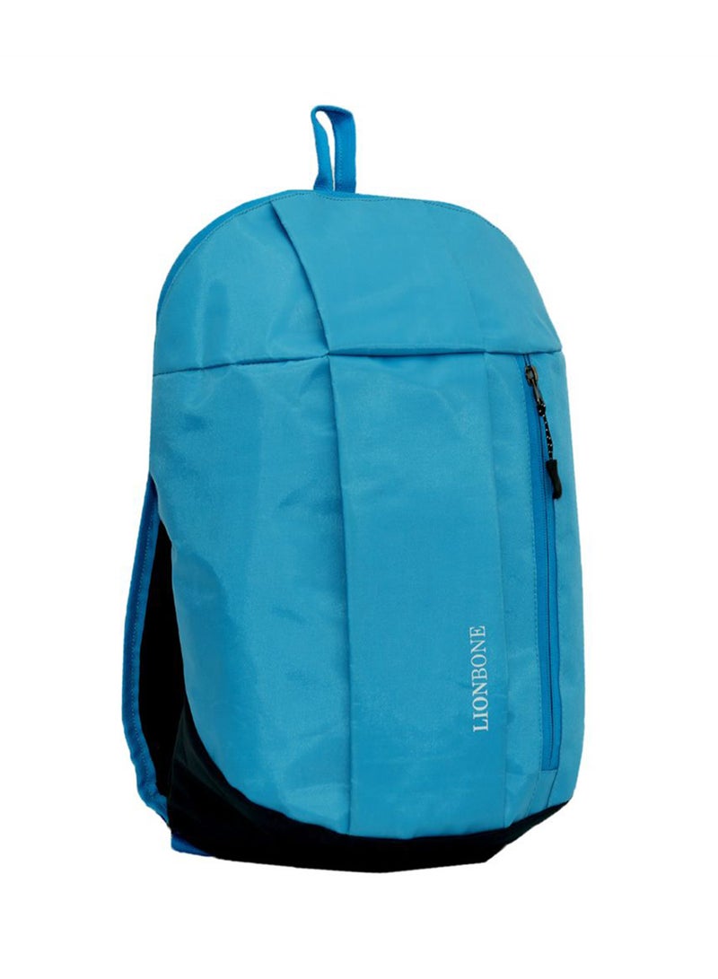 LIONBONE - Logo Printed Backpack With Sipper And Pouch Blue - Image 1
