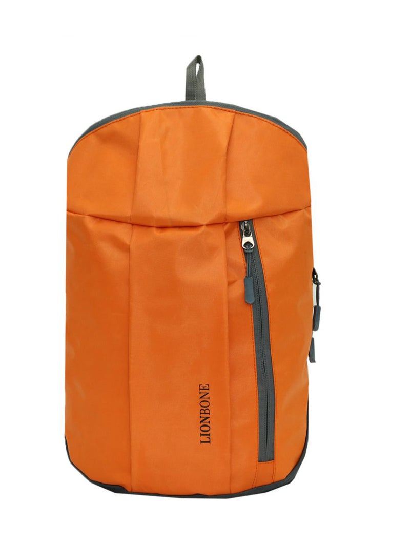 LIONBONE Combo of Backpack, Pouch and Sipper Orange/Grey  - Image 2