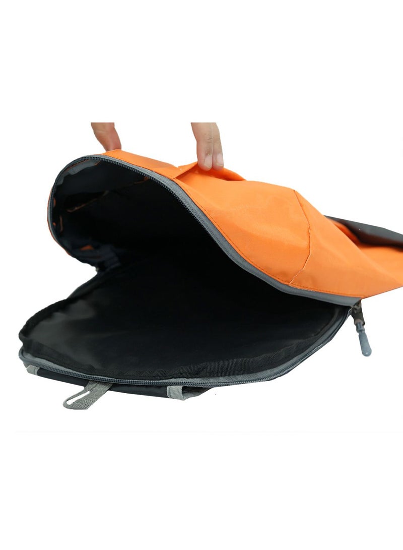 LIONBONE Combo of Backpack, Pouch and Sipper Orange/Grey  - Image 5