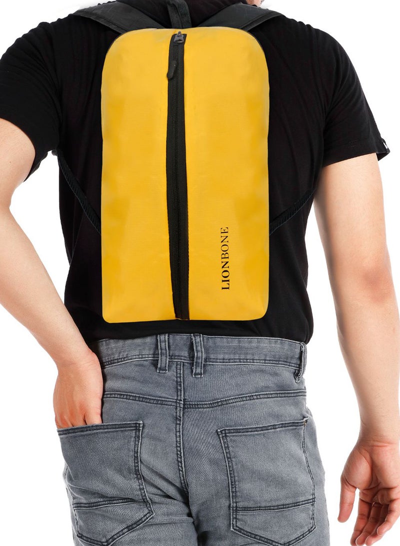 LIONBONE Combo of Backpack, Pouch and Sipper Yellow  - Image 3