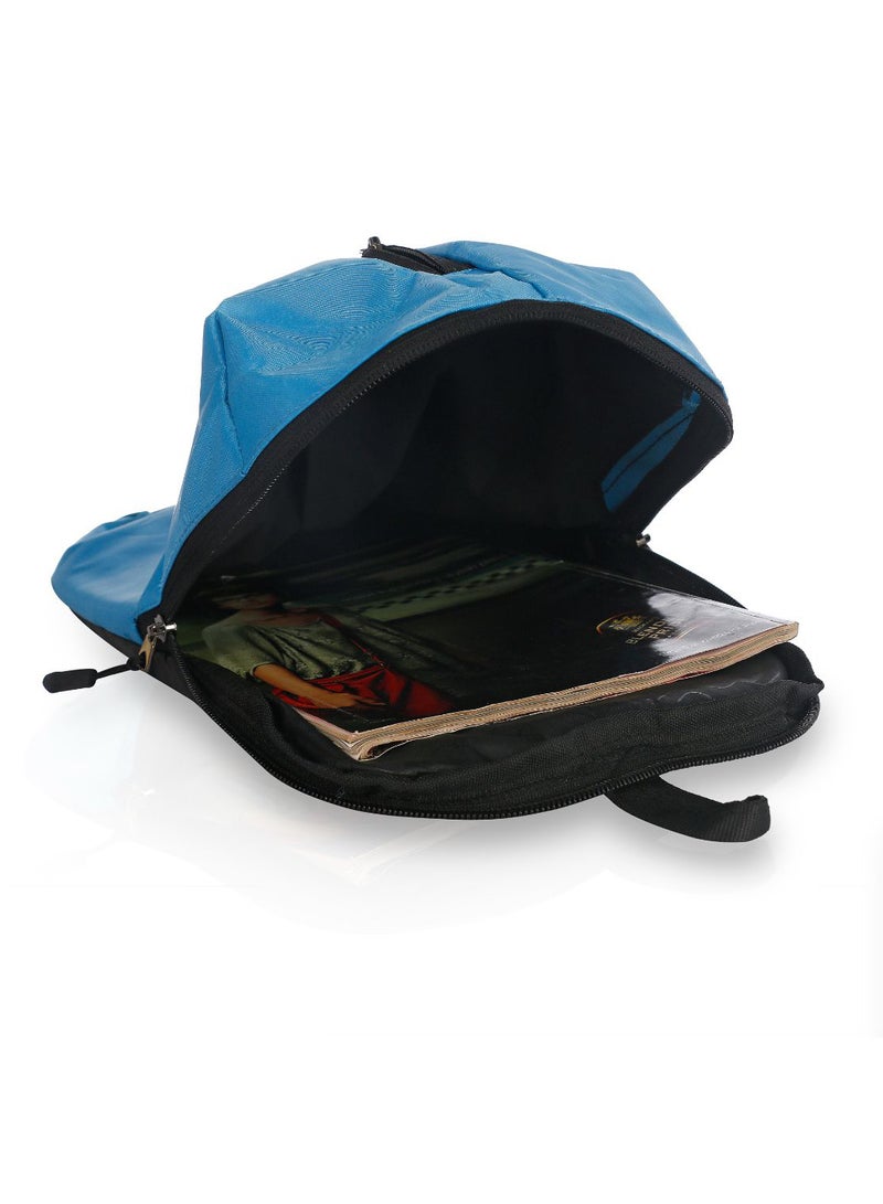 Combo of Backpack, Pouch and Sipper SkyBlue