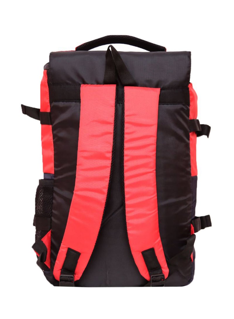 LIONBONE - Logo Printed Backpack Black/Red/Navy Blue - Image 1