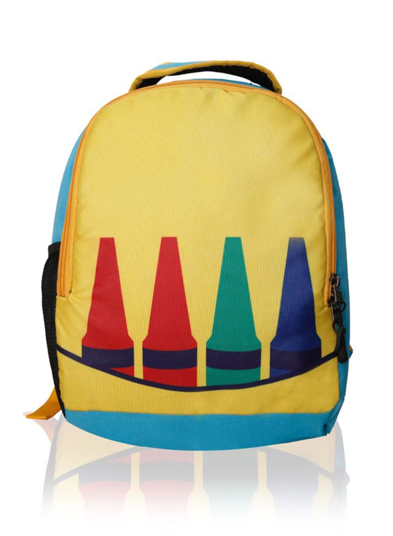 Kids Backpack With Sipper And Pouch Yellow/Black/Green - v1647412551/N49566378A_3