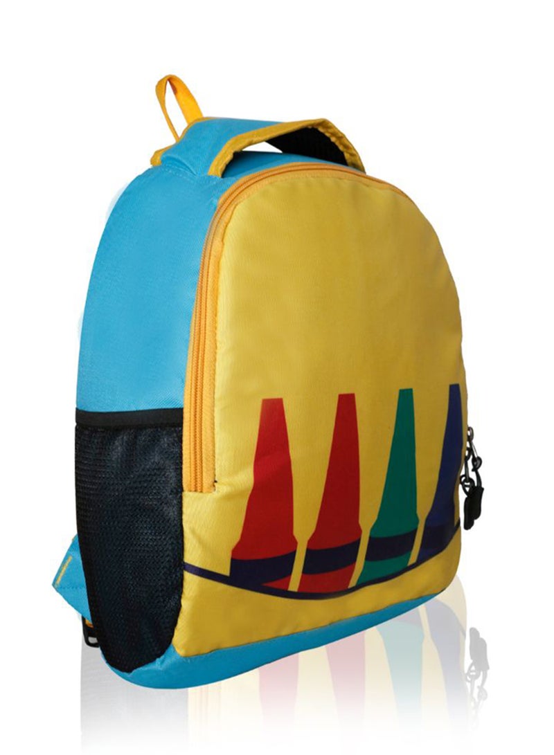 Kids Backpack With Sipper And Pouch Yellow/Black/Green - v1647412552/N49566378A_4