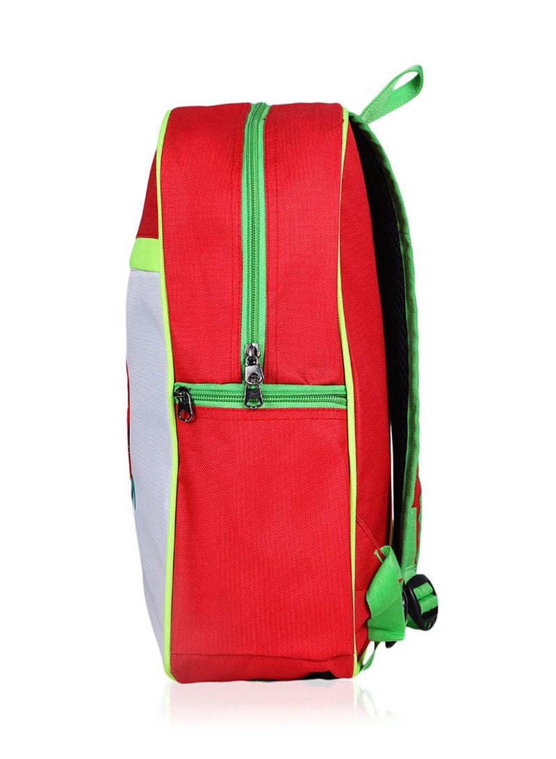LIONBONE Ladybug Printed Polyester Kids Backpack with zip closure Ideal for 4-6 years age group, Plastic Sipper And Polyester Pouch Multicolour  - Image 5