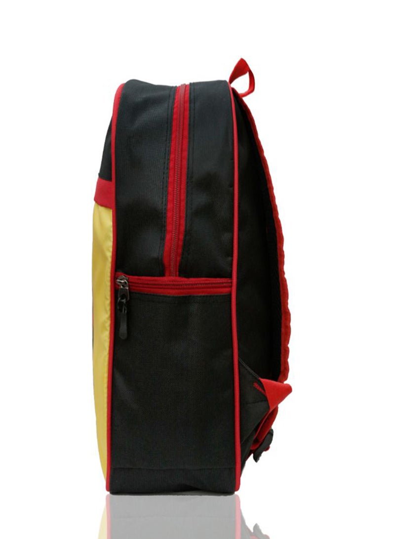 LIONBONE Ladybug Printed Polyester Kids Backpack with zip closure Ideal for 4-6 years age group, Plastic Sipper And Polyester Pouch Yellow-Black  - Image 4