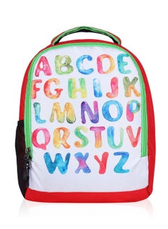 LIONBONE Kids Backpack With Sipper And Pouch White/Black/Green  - Image 3