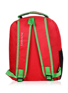 LIONBONE Kids Backpack With Sipper And Pouch White/Black/Green  - Image 2