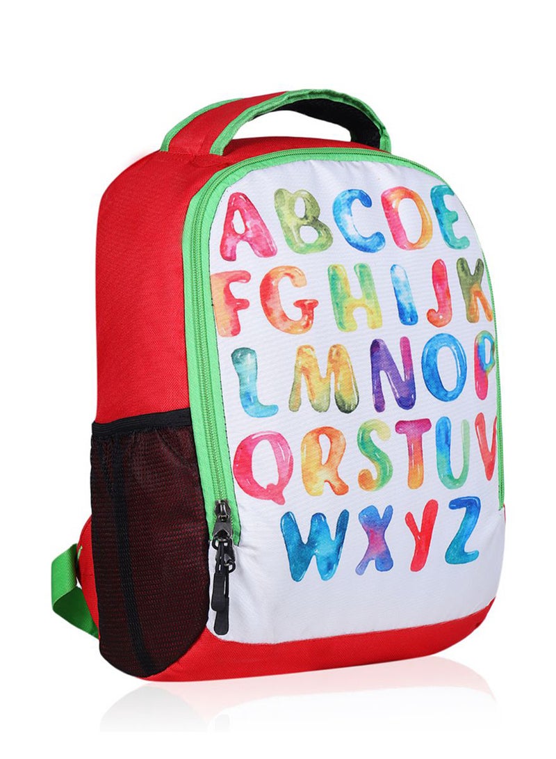 LIONBONE Kids Backpack With Sipper And Pouch White/Black/Green  - Image 4