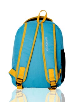 LIONBONE Polyester Kids Backpack with zip closure Ideal for 6-8 years age group, Plastic Sipper And Polyester Pouch Yellow/Black/Green  - Image 2