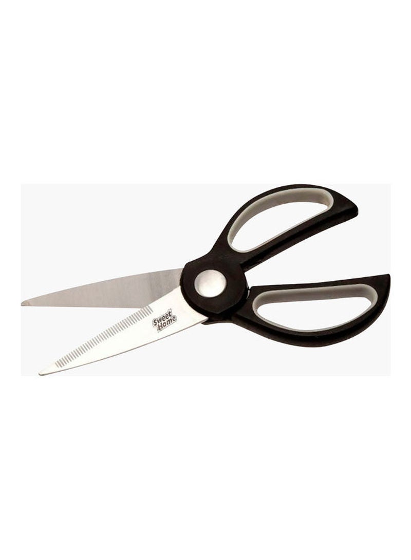 Home Box Stainless Steel Kitchen Scissor Silver/Black 12 x 2.5 x 26.5cm 