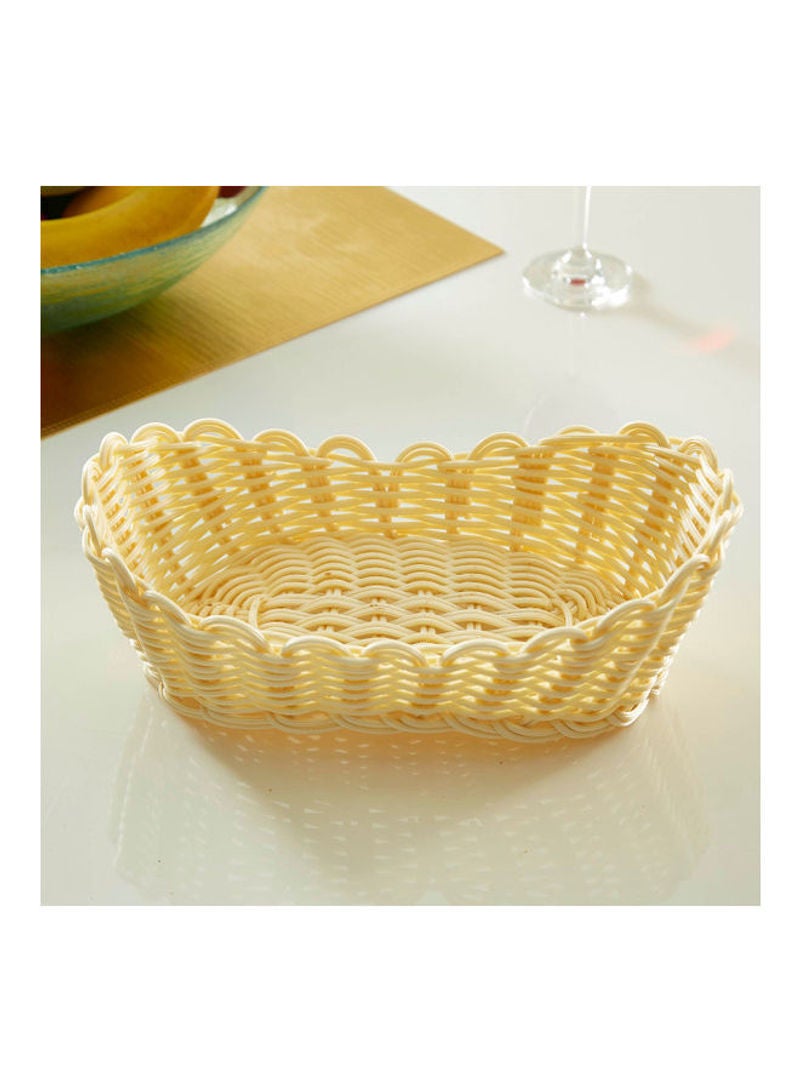 Home Box Feast Weave Basket Beige - Image 2
