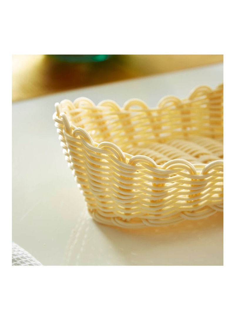 Home Box Feast Weave Basket Beige - Image 3