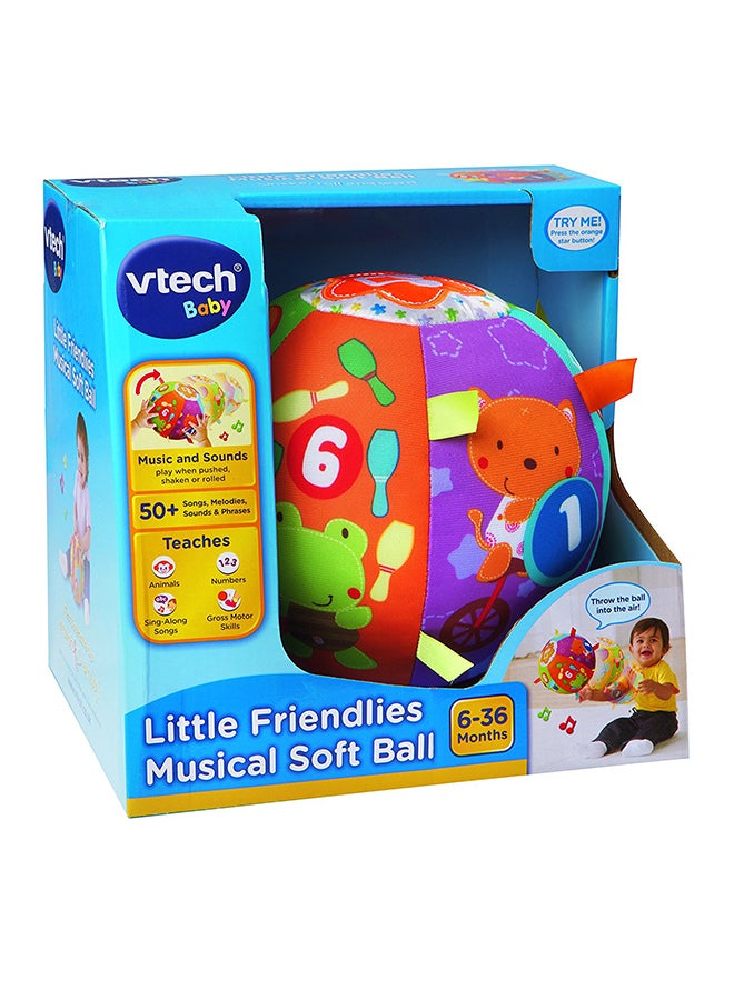 vtech Little Friendlies Musical Soft Ball 18.8x18.8x18.8cm  - Image 2