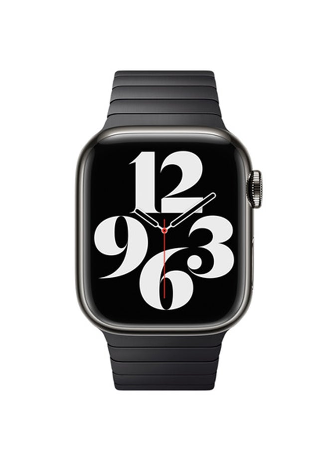Techshare - Replacement Steel Band For Apple Watch Series 7 45mm Black - Image 1