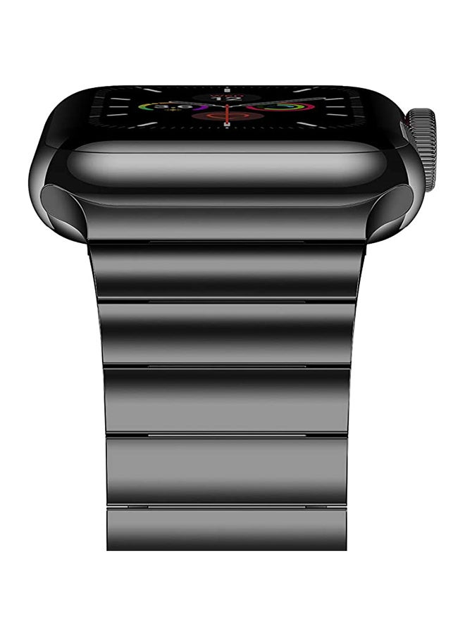 Techshare - Replacement Steel Band For Apple Watch Series 7 45mm Black - Image 1
