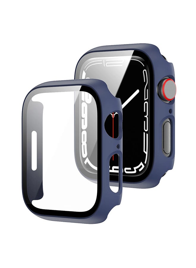 Protective Case With Screen Protector For Apple Watch 41mm Blue