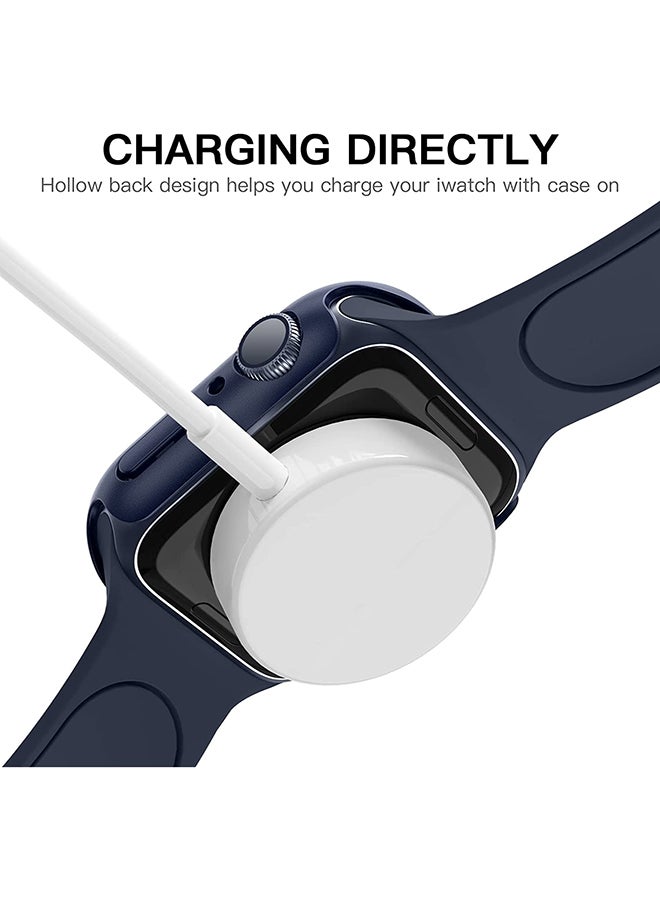 Protective Case With Screen Protector For Apple Watch 41mm Blue