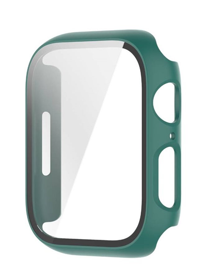 Techshare - Protective Case With Screen Protector For Apple Watch 41mm Green - Image 1