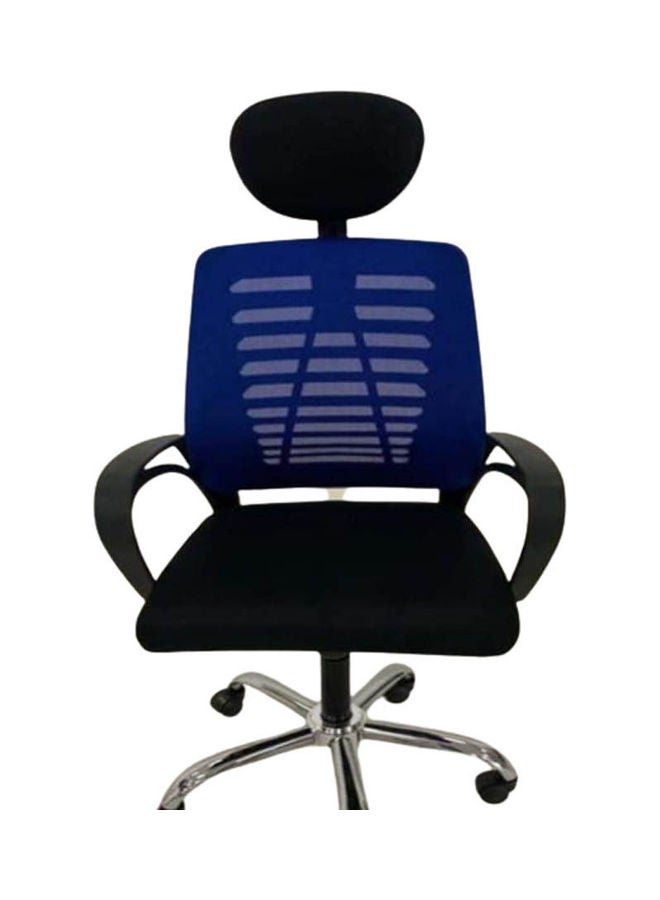 elhelow style Mesh Swivel Manager Chair Black-Blue 50x110x50 cm Black-Blue 50x110x50 cmcm - Image 1
