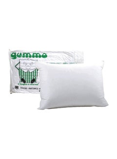 Gummo Simple Solid Sleeping Bed Pillow Cotton White 45x66cm  - Image 1