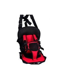 Generic Cotton Multi-Functional Comfortable Baby Safety Car Seat With Harness - Red  - Image 1
