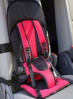 Generic Cotton Multi-Functional Comfortable Baby Safety Car Seat With Harness - Red  - Image 3