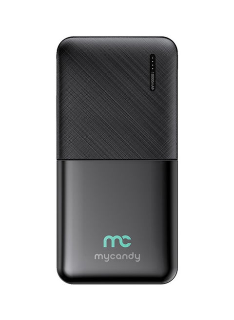 10000 mAh Powerbank Black