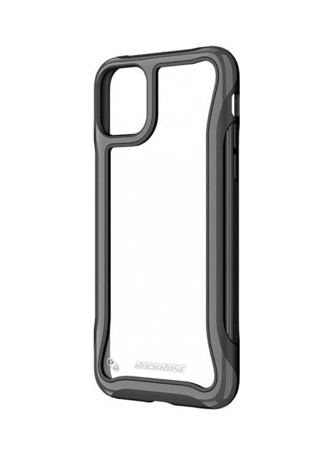 روكروز TPU + Matt Back Anti Shock Case(For iPhone 12 & 12Pro) Black  - Image 1