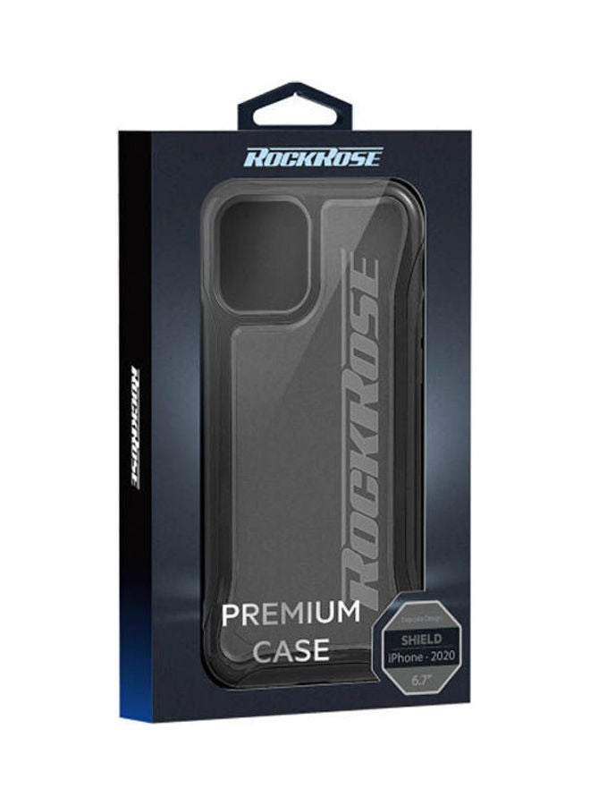 ROCKROSE TPU + Matt Back Anti Shock Case
(For iPhone 12 Pro Max) Black - Image 3