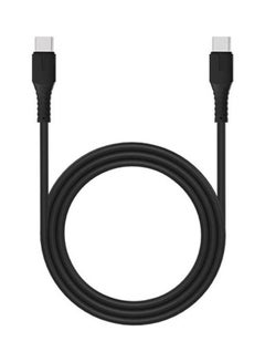 3A 60W Max 1M Type-C To Type-C Cable Black