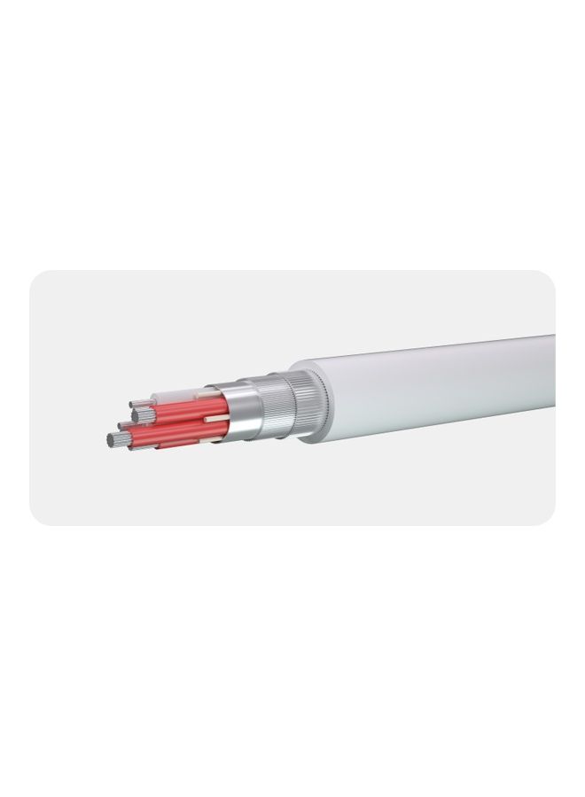 6A Data Cable USB-A to USB-C White
