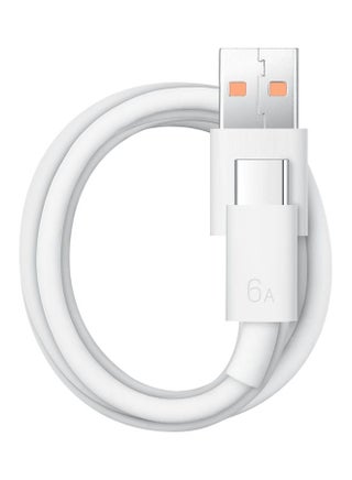 6A Data Cable USB-A to USB-C White - v1647419606/N52909724A_1