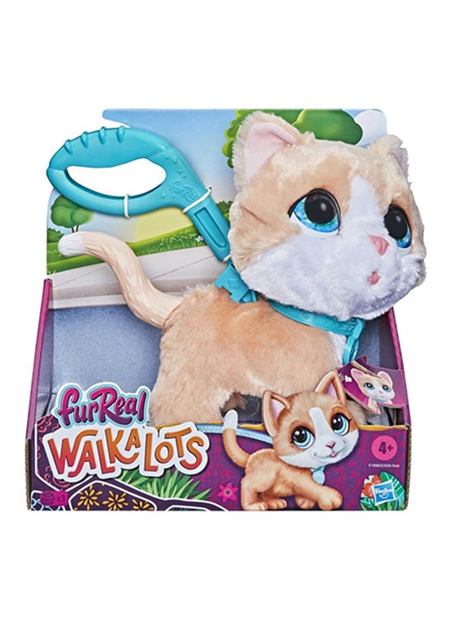 FurReal Walkalots Big Wags Stuffed Cat Pet 23x23x13cm - Image 1