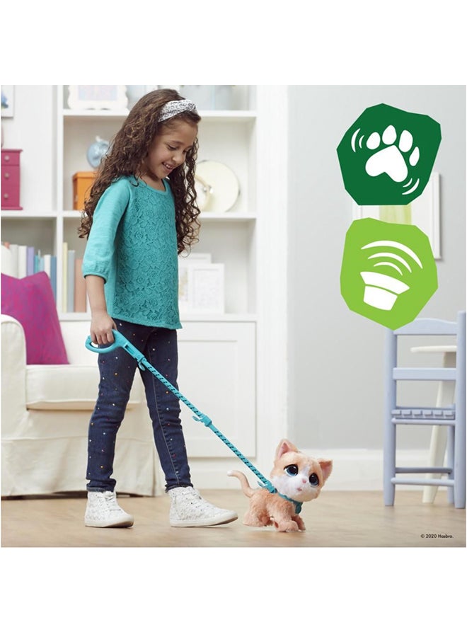 FurReal Walkalots Big Wags Stuffed Cat Pet 23x23x13cm - Image 3