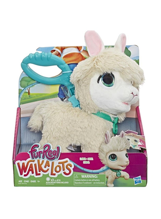 FurReal Walkalots Big Wags Stuffed Dino Llama 23x23x13cm  - Image 1
