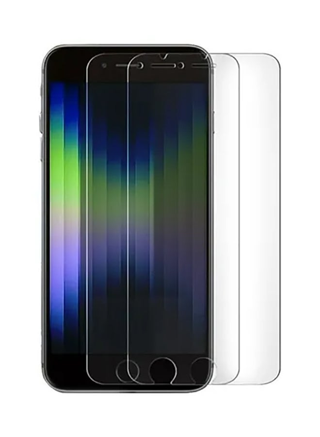 MARGOUN 2-Pack Apple iPhone SE 2022 (SE 3rd Generation) Premium Screen Protector Tempered Glass 4.7 inch Clear  - Image 1