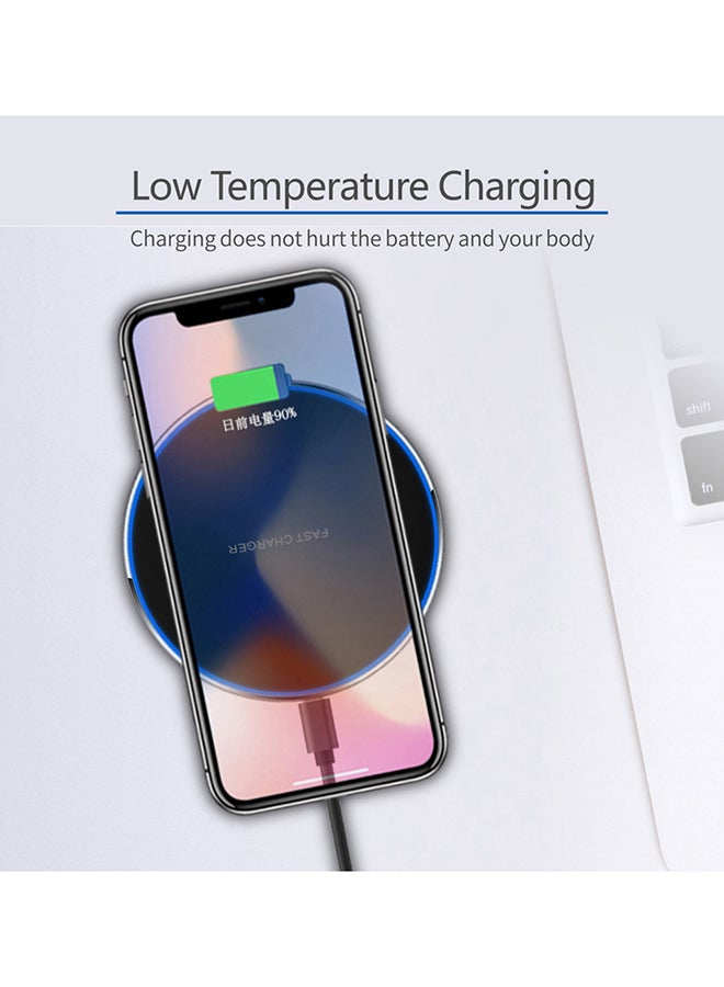 Arabest Wireless Mobile Phone Charging Table Silver - Image 5