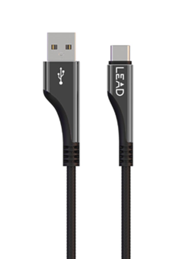 LEAD - Leopard S1 USB Cable 2.0 To Type-C Black - Image 1